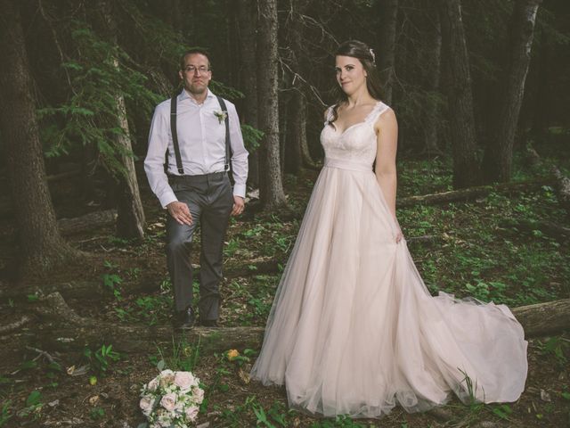 Evan and Caleigh&apos;s wedding in Kananaskis, Alberta 54