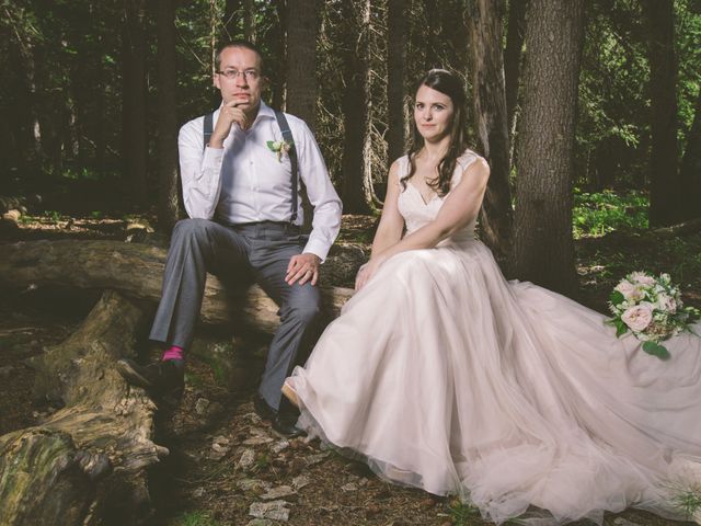 Evan and Caleigh&apos;s wedding in Kananaskis, Alberta 1