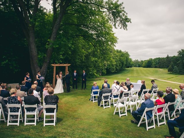 Adam and Kirstin's wedding in Mitchell, Ontario 1