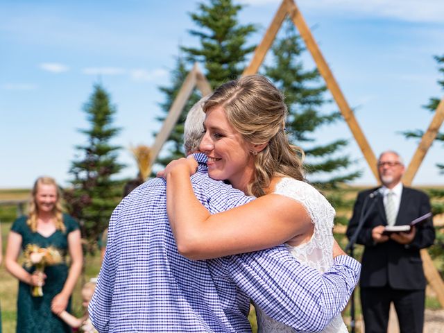 Kaela and Andrew&apos;s wedding in Gleichen, Alberta 16