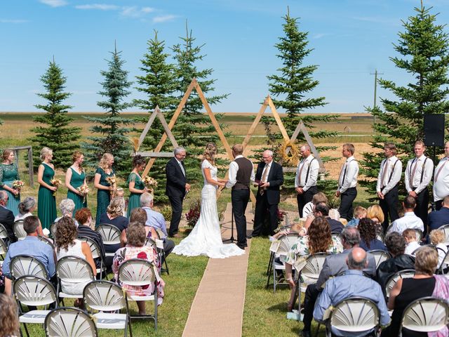 Kaela and Andrew&apos;s wedding in Gleichen, Alberta 19