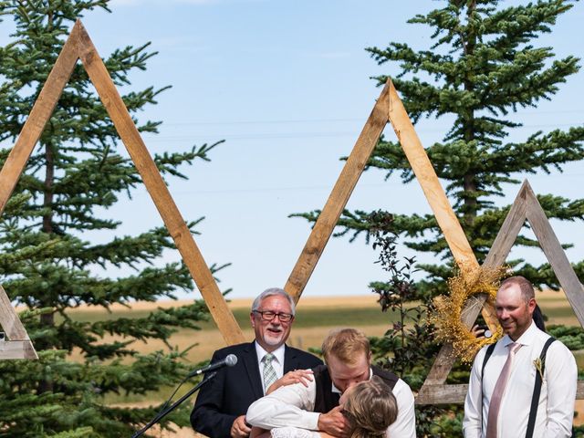 Kaela and Andrew&apos;s wedding in Gleichen, Alberta 24