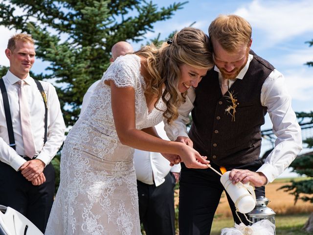 Kaela and Andrew&apos;s wedding in Gleichen, Alberta 27