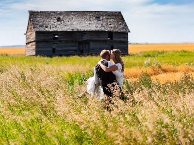 Kaela and Andrew&apos;s wedding in Gleichen, Alberta 1