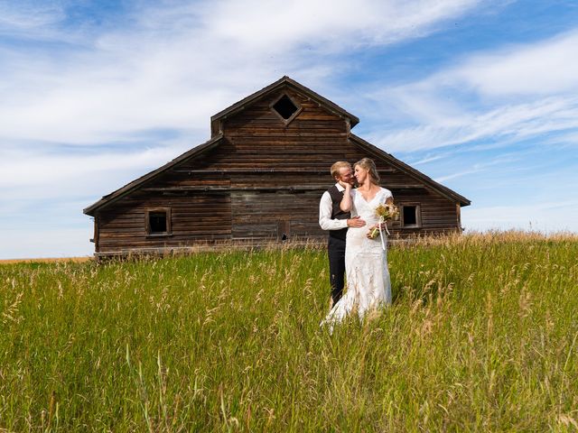 Kaela and Andrew&apos;s wedding in Gleichen, Alberta 49