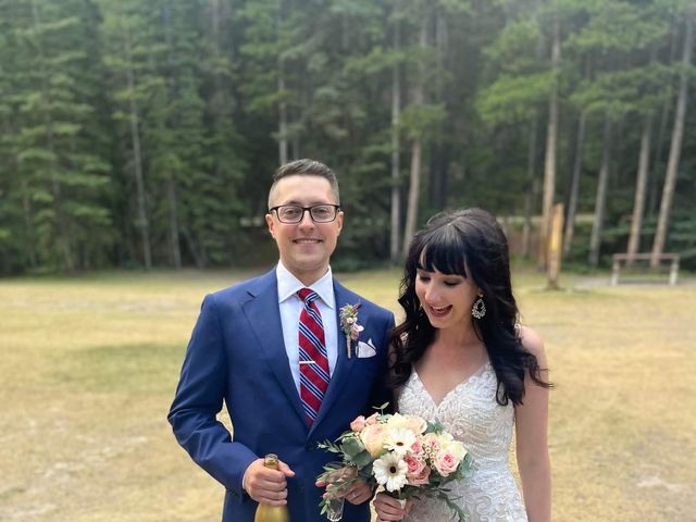 Robbie Butt and Stephanie Power&apos;s wedding in Banff, Alberta 1