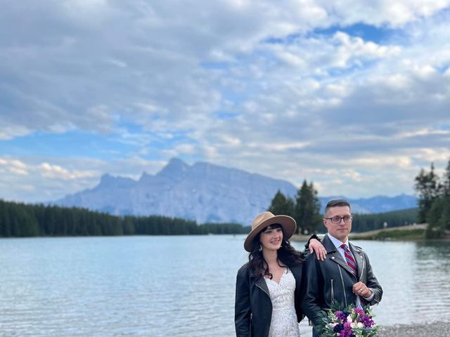 Robbie Butt and Stephanie Power&apos;s wedding in Banff, Alberta 3