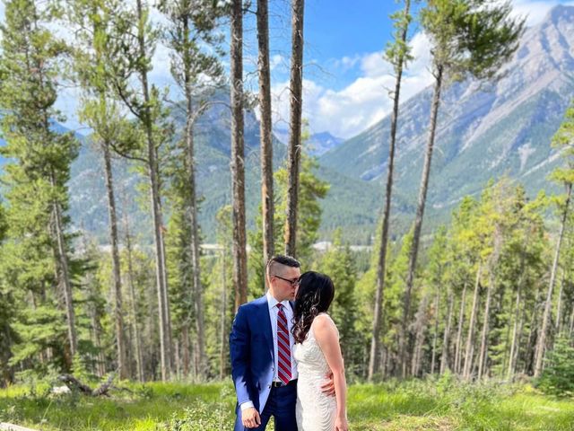 Robbie Butt and Stephanie Power&apos;s wedding in Banff, Alberta 5