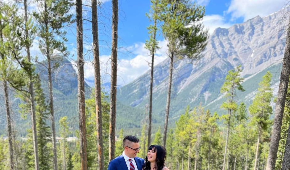 Robbie Butt and Stephanie Power's wedding in Banff, Alberta