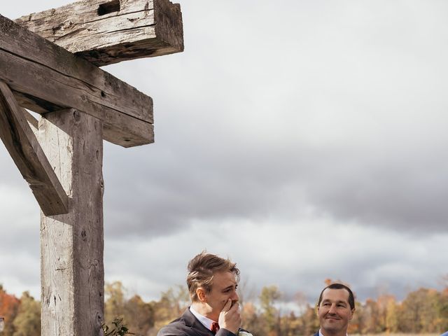 Nathaniel and Abigail&apos;s wedding in Creemore, Ontario 10