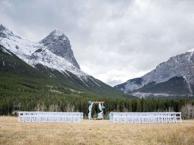 Dwight and Krystle&apos;s wedding in Canmore, Alberta 1