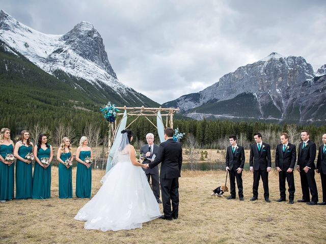 Dwight and Krystle&apos;s wedding in Canmore, Alberta 14