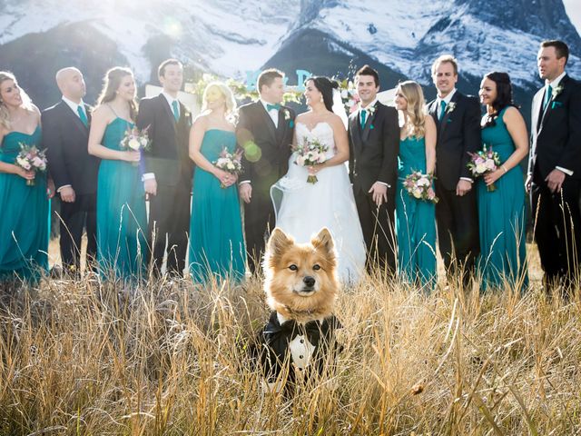 Dwight and Krystle&apos;s wedding in Canmore, Alberta 15
