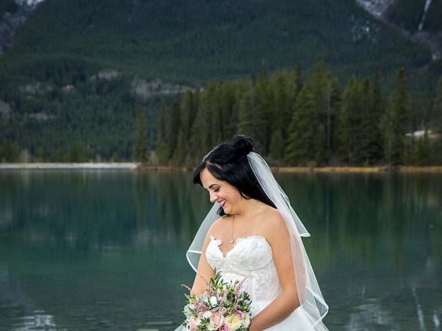 Dwight and Krystle&apos;s wedding in Canmore, Alberta 16