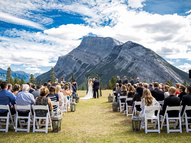 Brooks and Meghan&apos;s wedding in Banff, Alberta 7
