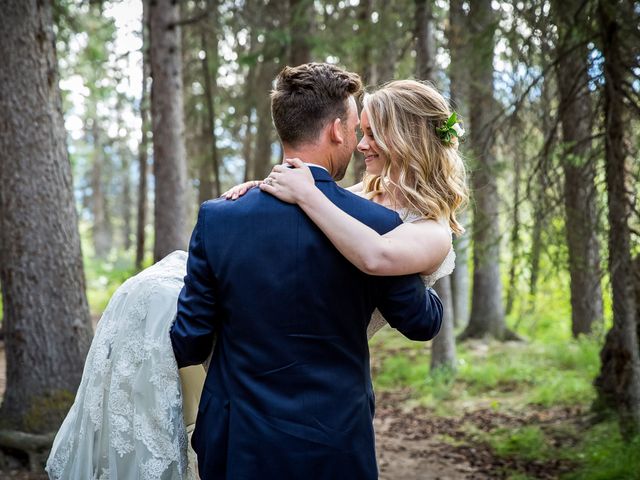 Brooks and Meghan&apos;s wedding in Banff, Alberta 18