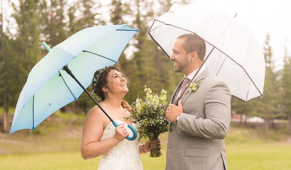 Kyle and Melissa's wedding in Banff, Alberta