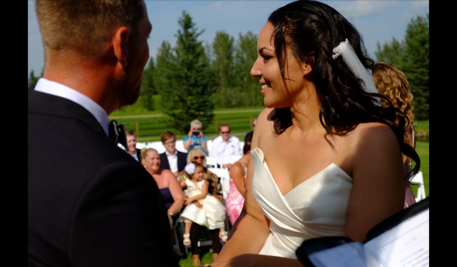 Chris and Sarah's wedding in Ponoka, Alberta