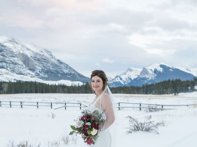 Mike and Jen&apos;s wedding in Canmore, Alberta 1