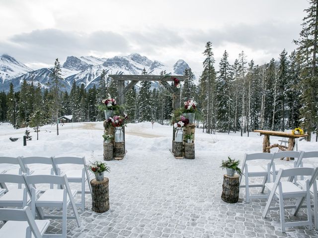 Mike and Jen&apos;s wedding in Canmore, Alberta 17