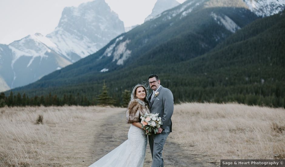 Nathan and Shanno's wedding in Canmore, Alberta