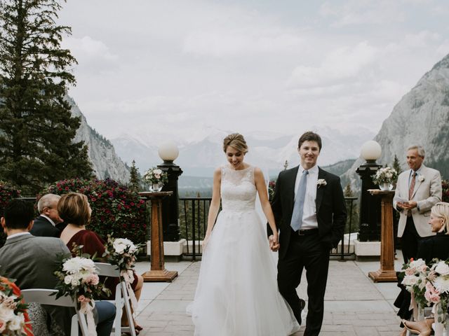 Zack and Cece&apos;s wedding in Banff, Alberta 11
