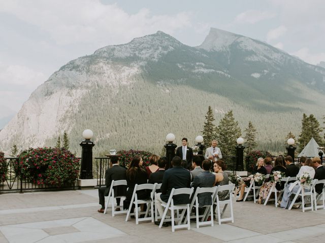Zack and Cece&apos;s wedding in Banff, Alberta 14