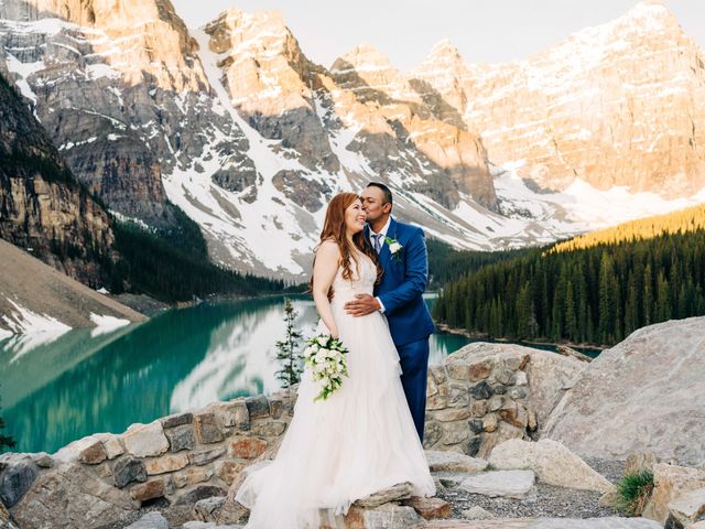 Krishna and Kim&apos;s wedding in Banff, Alberta 1
