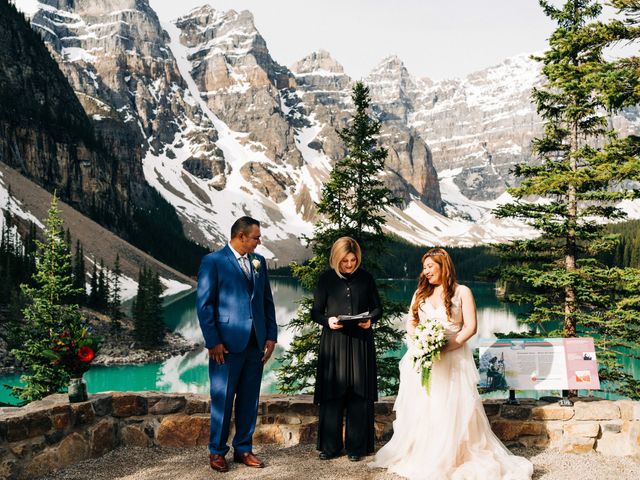 Krishna and Kim&apos;s wedding in Banff, Alberta 6