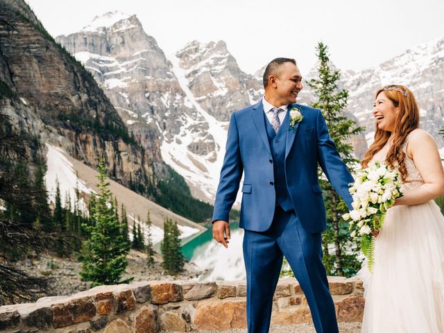 Krishna and Kim&apos;s wedding in Banff, Alberta 9