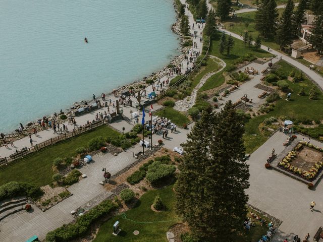 Brady and Rachel&apos;s wedding in Lake Louise, Alberta 1