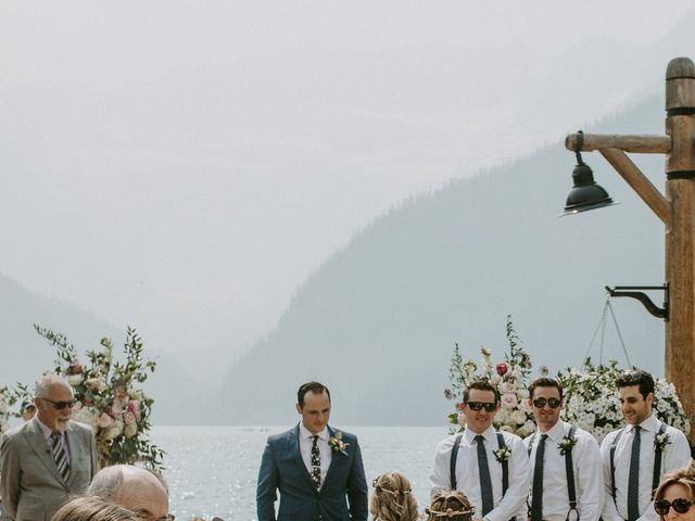 Brady and Rachel&apos;s wedding in Lake Louise, Alberta 14