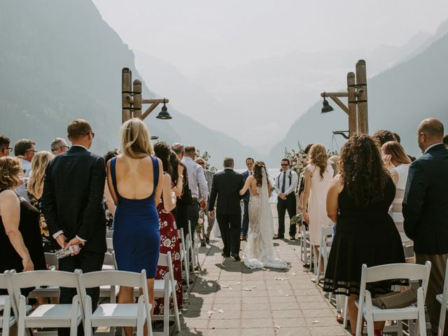 Brady and Rachel&apos;s wedding in Lake Louise, Alberta 18