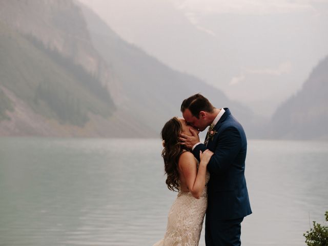 Brady and Rachel&apos;s wedding in Lake Louise, Alberta 27