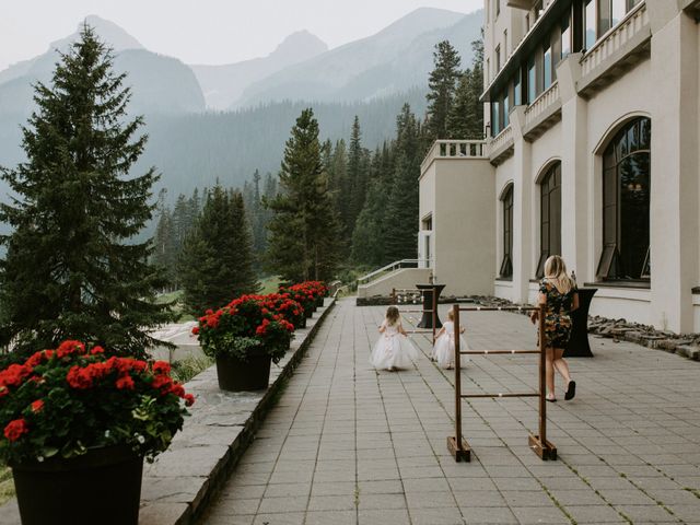 Brady and Rachel&apos;s wedding in Lake Louise, Alberta 31