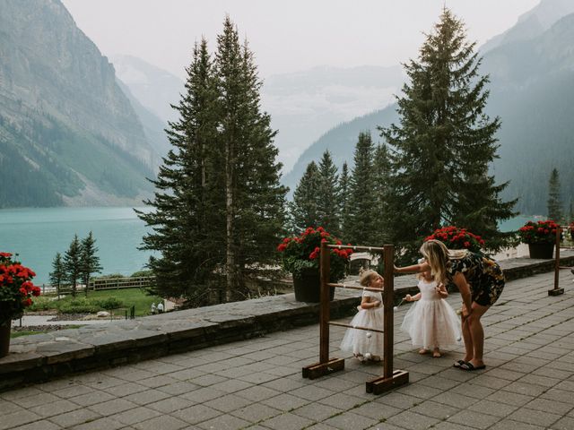 Brady and Rachel&apos;s wedding in Lake Louise, Alberta 32