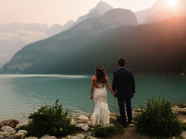 Brady and Rachel&apos;s wedding in Lake Louise, Alberta 38