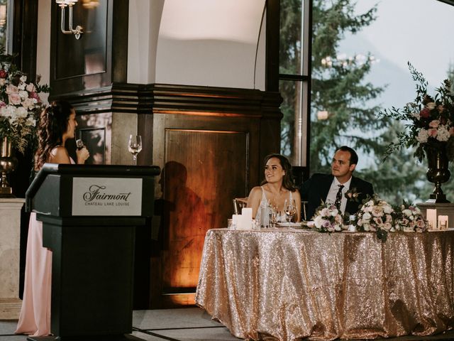 Brady and Rachel&apos;s wedding in Lake Louise, Alberta 39