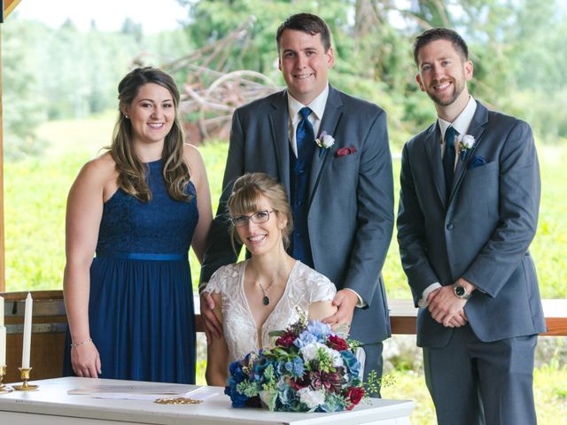 Josh and Carrie&apos;s wedding in Horsefly, British Columbia 5