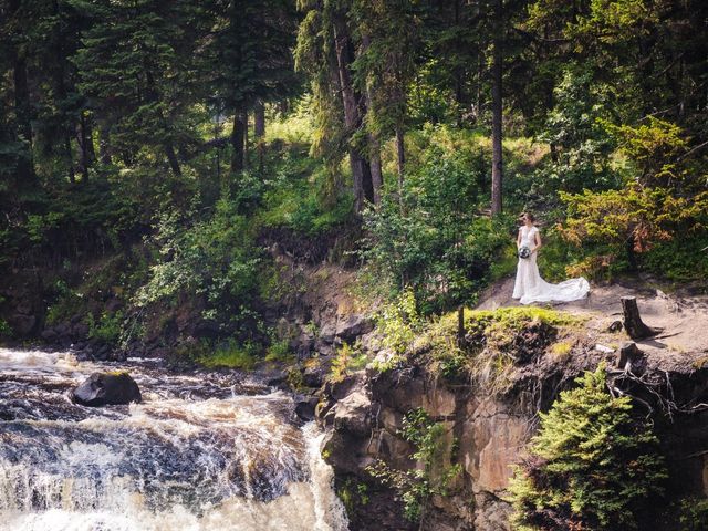 Josh and Carrie&apos;s wedding in Horsefly, British Columbia 23