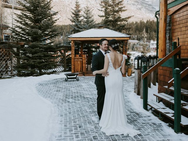 Anthony and Nicole&apos;s wedding in Canmore, Alberta 11