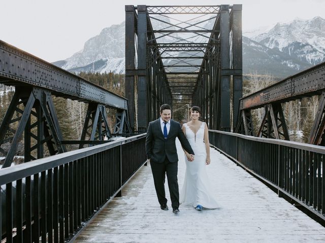 Anthony and Nicole&apos;s wedding in Canmore, Alberta 13