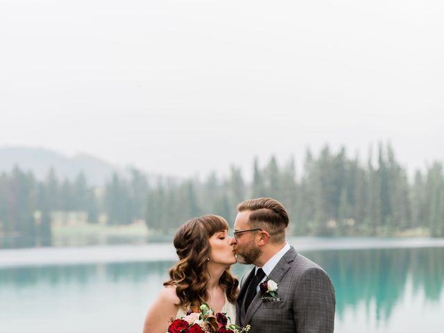 Sean and Christine&apos;s wedding in Jasper, Alberta 15