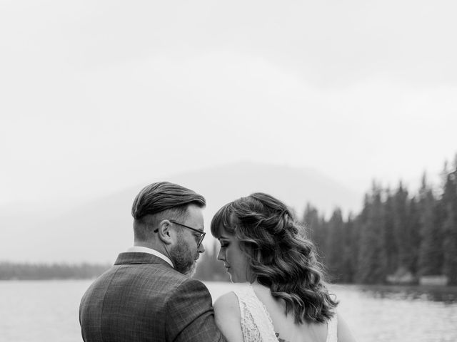 Sean and Christine&apos;s wedding in Jasper, Alberta 29