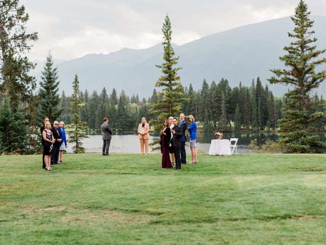 Sean and Christine&apos;s wedding in Jasper, Alberta 38