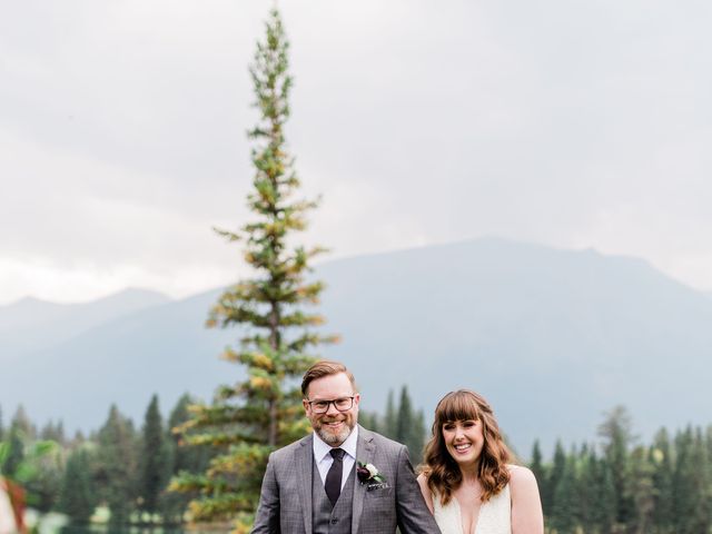 Sean and Christine&apos;s wedding in Jasper, Alberta 46