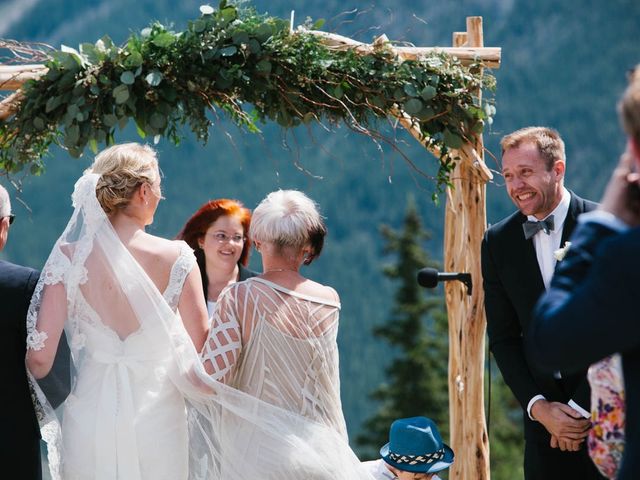 Rob and Bronwen&apos;s wedding in Banff, Alberta 1