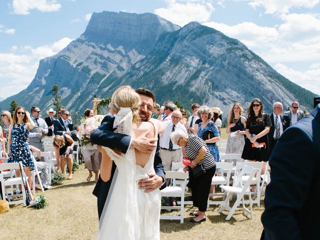 Rob and Bronwen&apos;s wedding in Banff, Alberta 70