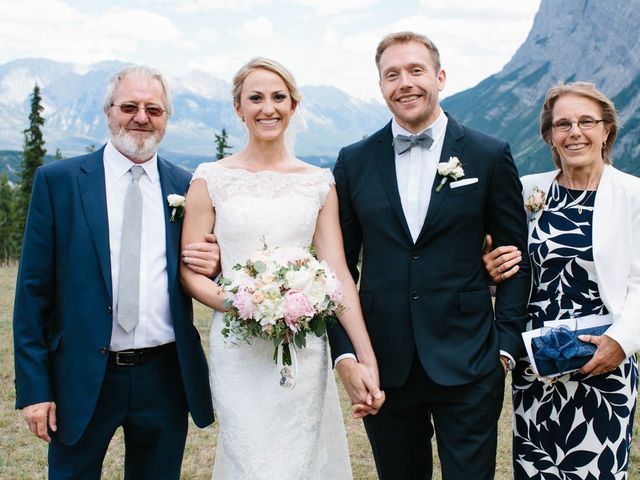 Rob and Bronwen&apos;s wedding in Banff, Alberta 92