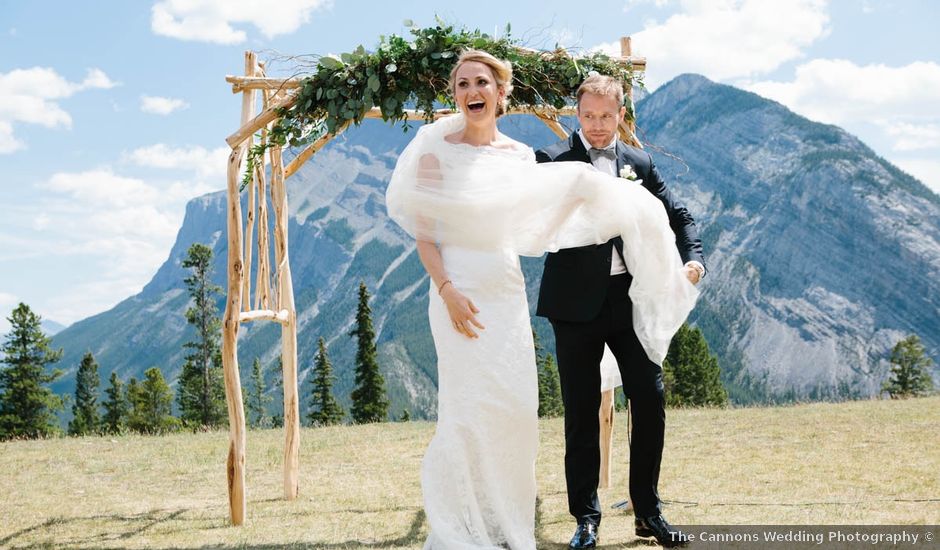 Rob and Bronwen's wedding in Banff, Alberta